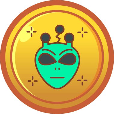 Yabancı simge vektör illüstrasyonu herhangi bir amaç için izole edildi