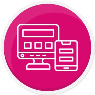 seo modern simgesinin vektör illüstrasyonu