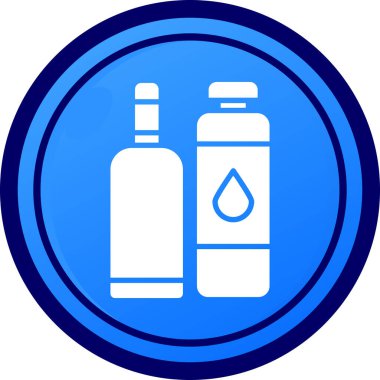 şişe simgesi vektör illüstrasyonu