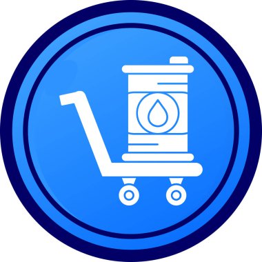 Petrol simgesinin vektör illüstrasyonu