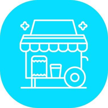 Kafe yemek dükkânı simgesi