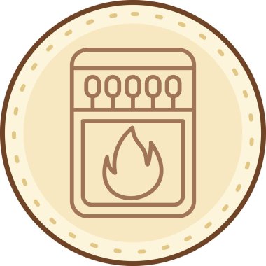 ateş alev ikonu vektör illüstrasyonuName