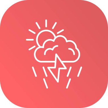 bulut vektör dairesi modern simge tasarımı