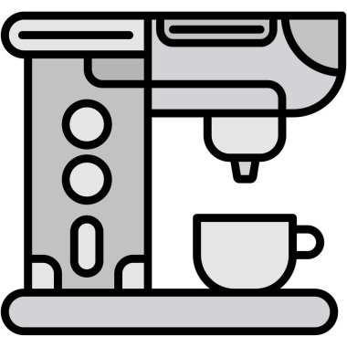 Kahve değirmeni kutsal kişilerin resmi, vektör çizim
