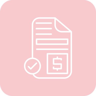 Liste vektör simgesini kontrol et