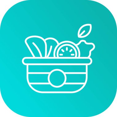 Sepet Simgesi vektör illüstrasyonu