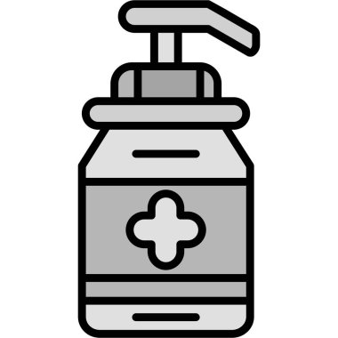 Bir şişe suyun vektör çizimi