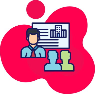 iş adamı vektör illüstrasyonu