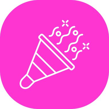 Eşsiz Kokteyl Vektör Satırı Simgesi