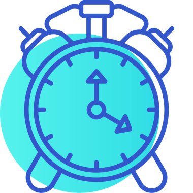 Saat simgesi vektör illüstrasyonu