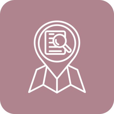 Belge simgesinin vektör illüstrasyonu