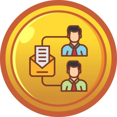 iş simgesi vektör illüstrasyonu