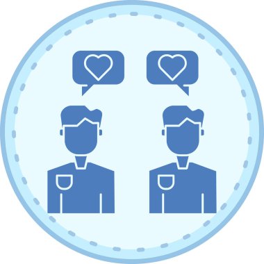 İnsan simgesinin vektör illüstrasyonu