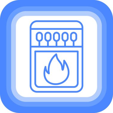 Ateş sobası. Web simgesi