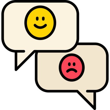 emoji. Web simgesi basit illüstrasyon