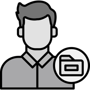 Para için. Web simgesi basit illüstrasyon