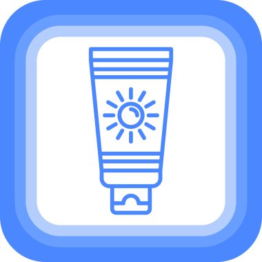 Güzellik kremi vektör illüstrasyonu