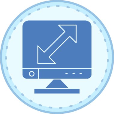 seo modern simgesinin vektör illüstrasyonu