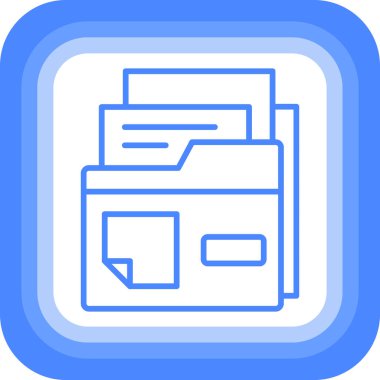 Dosya. Web simgesi basit illüstrasyon