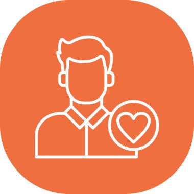 İnsan simgesinin vektör illüstrasyonu