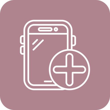 cep telefonu vektör simgesi modern tasarım illüstrasyonu