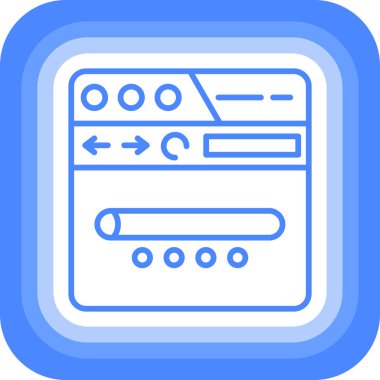 seo modern simgesinin vektör illüstrasyonu