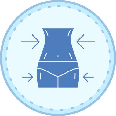 İç çamaşırı. Web simgesi basit illüstrasyon