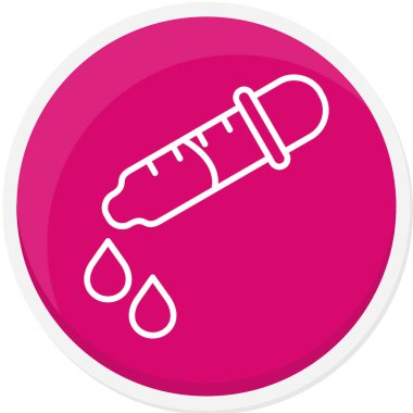 Güzellik ve moda simgelerinin vektör çizimi