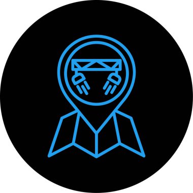 Modern b 'nin vektör illüstrasyonu eksik simgesi