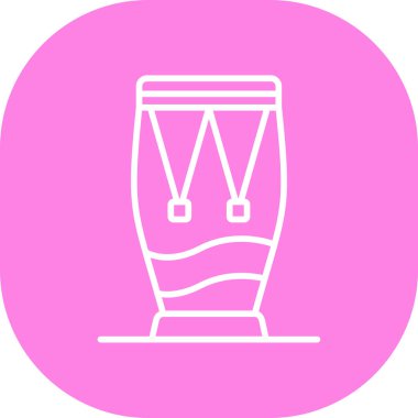 Bir içecek simgesinin vektör illüstrasyonu