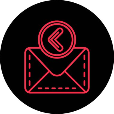 Vektör E- posta simgesi illüstrasyonu