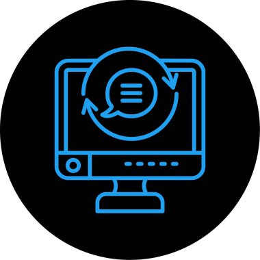 seo modern simgesinin vektör illüstrasyonu