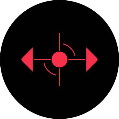 Modern simgenin vektör illüstrasyonu