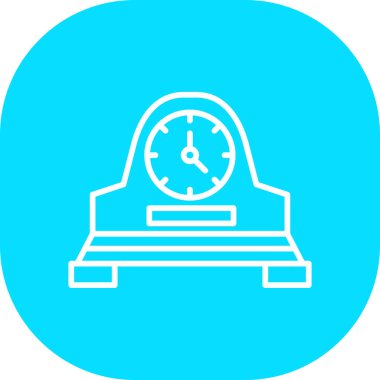 Saat simgesi vektör illüstrasyonu