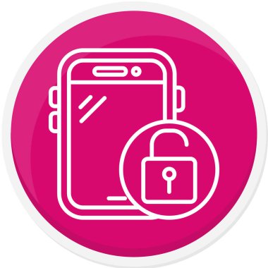 asma kilit simgesi ile Smartphone