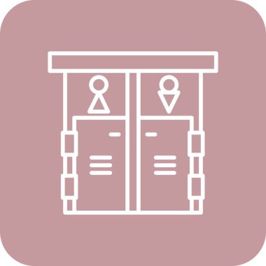 Mobilya simgesinin vektör illüstrasyonu