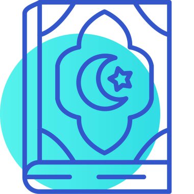 Ramazan modern simgesinin vektör illüstrasyonu