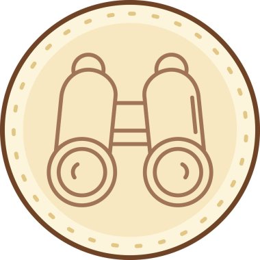 Çizgi film simgesinin vektör çizimi