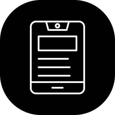 Vektör Mobil simge illüstrasyonu