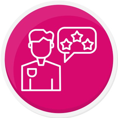 Müşteri geribildirim vektörü çizimi