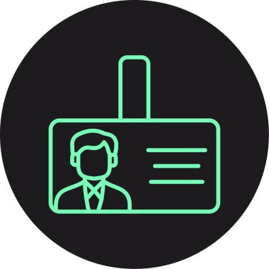 Bir insan simgesinin vektör illüstrasyonu