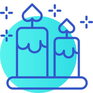 Kek. Web simgesi basit illüstrasyon