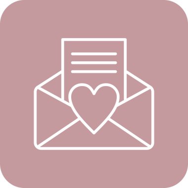 aşk vektör simgesi modern basit vektör illüstrasyonu