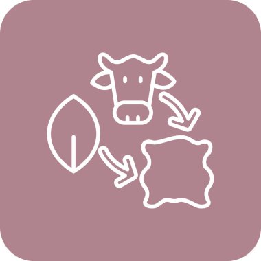 hayvan simgesi vektör illüstrasyonu