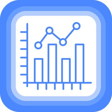 Analizler. Web simgesi basit illüstrasyon