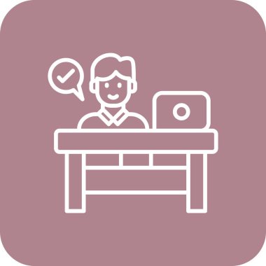 vector illustration of a man in headphones