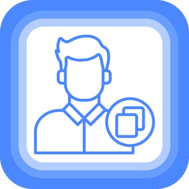 Kahve. Web simgesi basit illüstrasyon