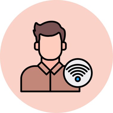 wifi simgesi vektör illüstrasyonu