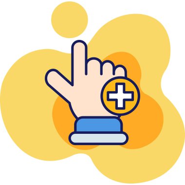 Sağlık hizmetleri ikonu. vektör illüstrasyonu