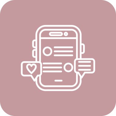 cep telefonu simgesi, modern vektör illüstrasyonu